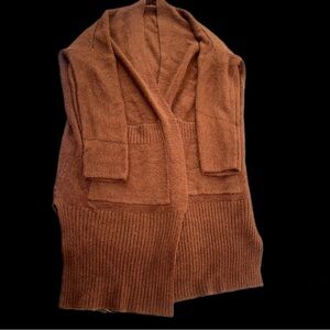 Maje long open duster cardigan